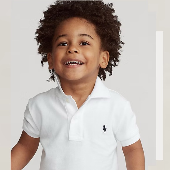 Polo Ralph Lauren toddler white short sleeve polo, size 3T - Picture 4 of 4